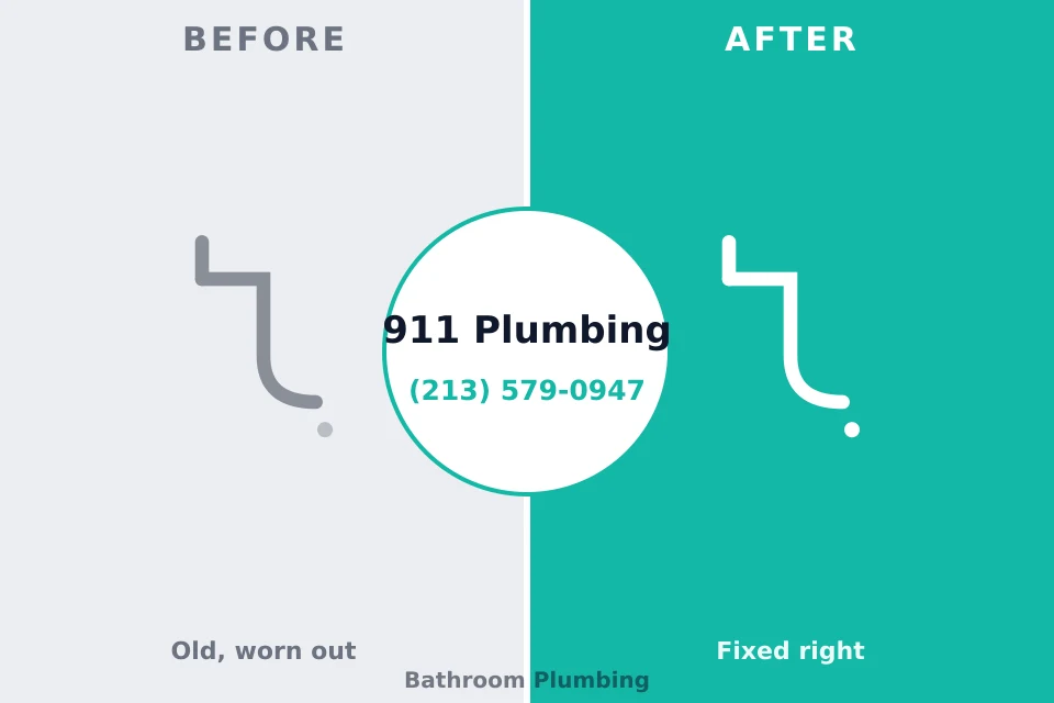Before and after: plumbing company Forestdale, AL